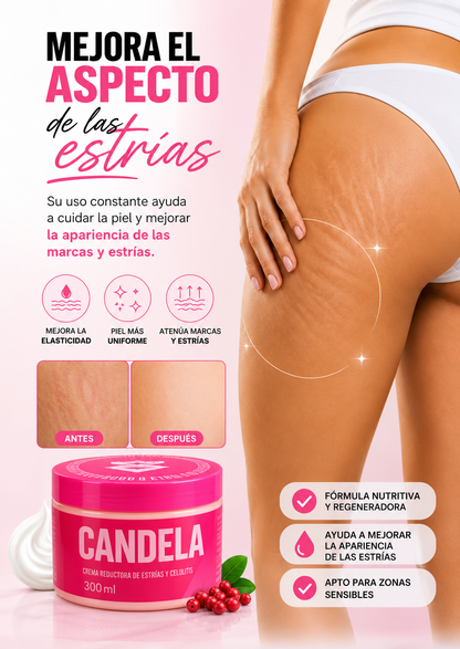 Crema CANDELA para Celulitis y Estrías🔥