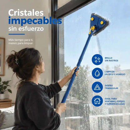 FREGONA TRIANGULAR 360º + 10 RECAMBIOS GRATIS🎁