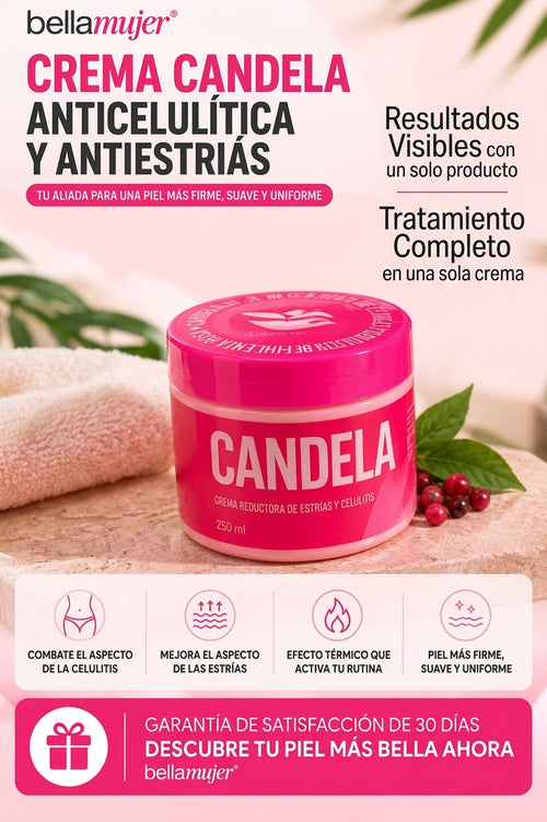 Crema CANDELA para Celulitis y Estrías🔥