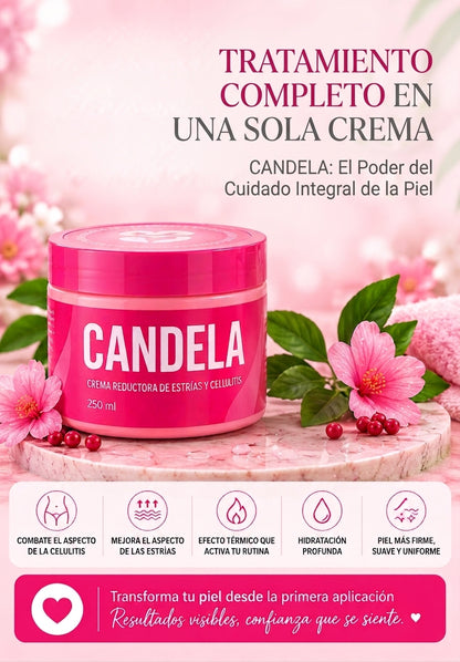 Crema CANDELA para Celulitis y Estrías🔥
