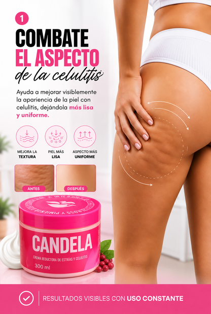 Crema CANDELA para Celulitis y Estrías🔥